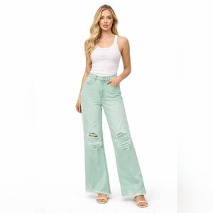 Vervet Mint Green Denim Jeans Size 26 NWT